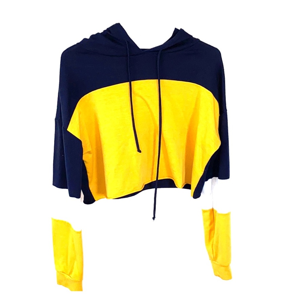 Thin - loose cropped hoodie